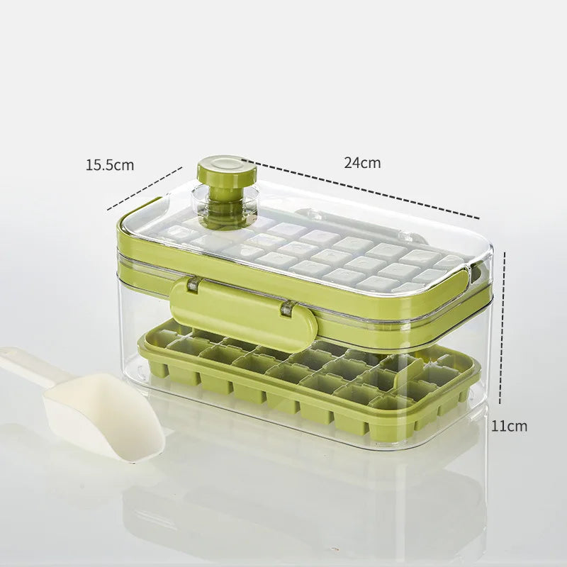 Press Type Ice Cube Tray