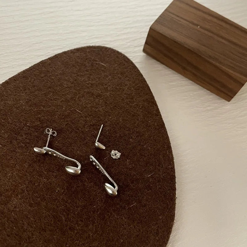 Water Drop Stud Earrings