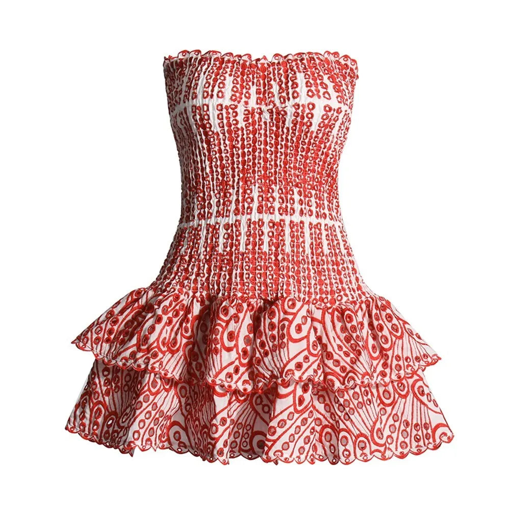 Strapless High Waist Slimming Dress