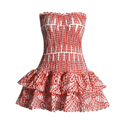 Strapless High Waist Slimming Dress