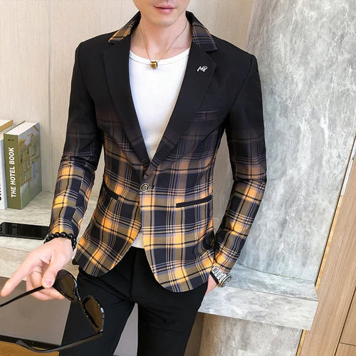 Men's Blazer Suit Jacket