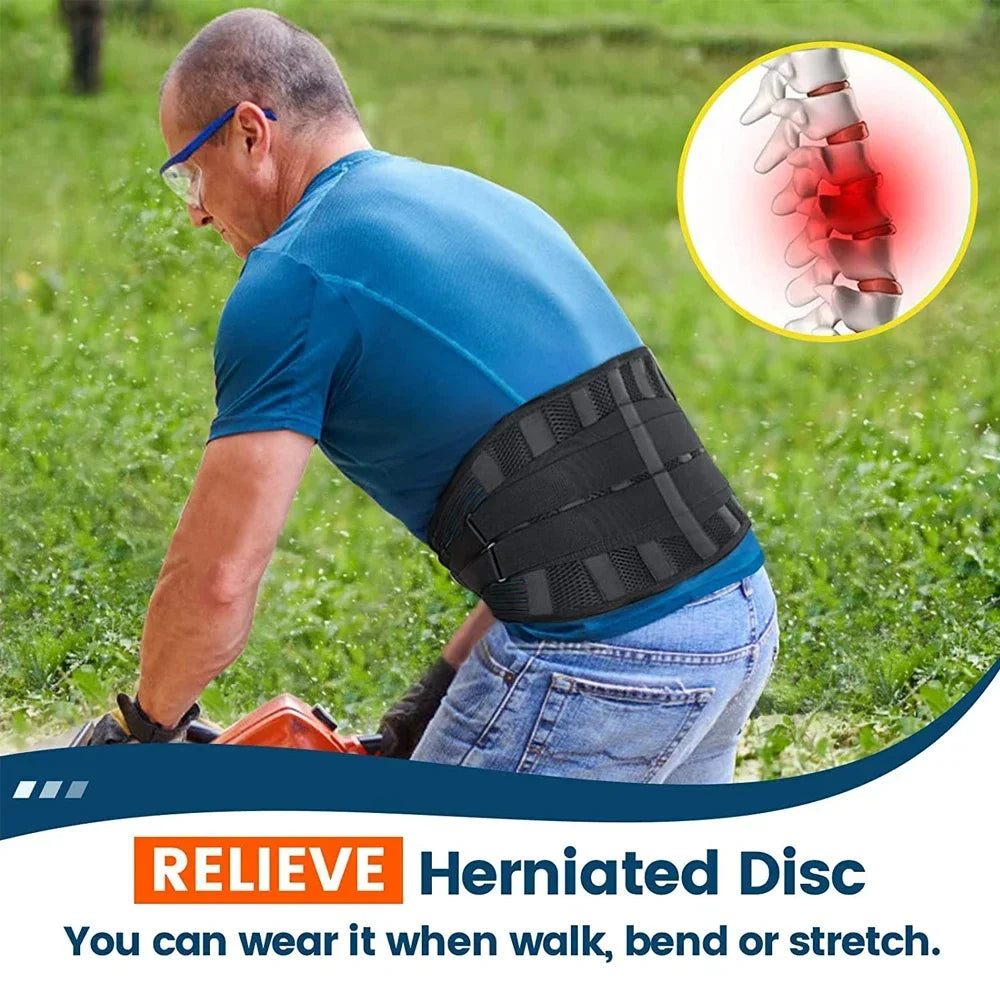Lower back brace, view 4