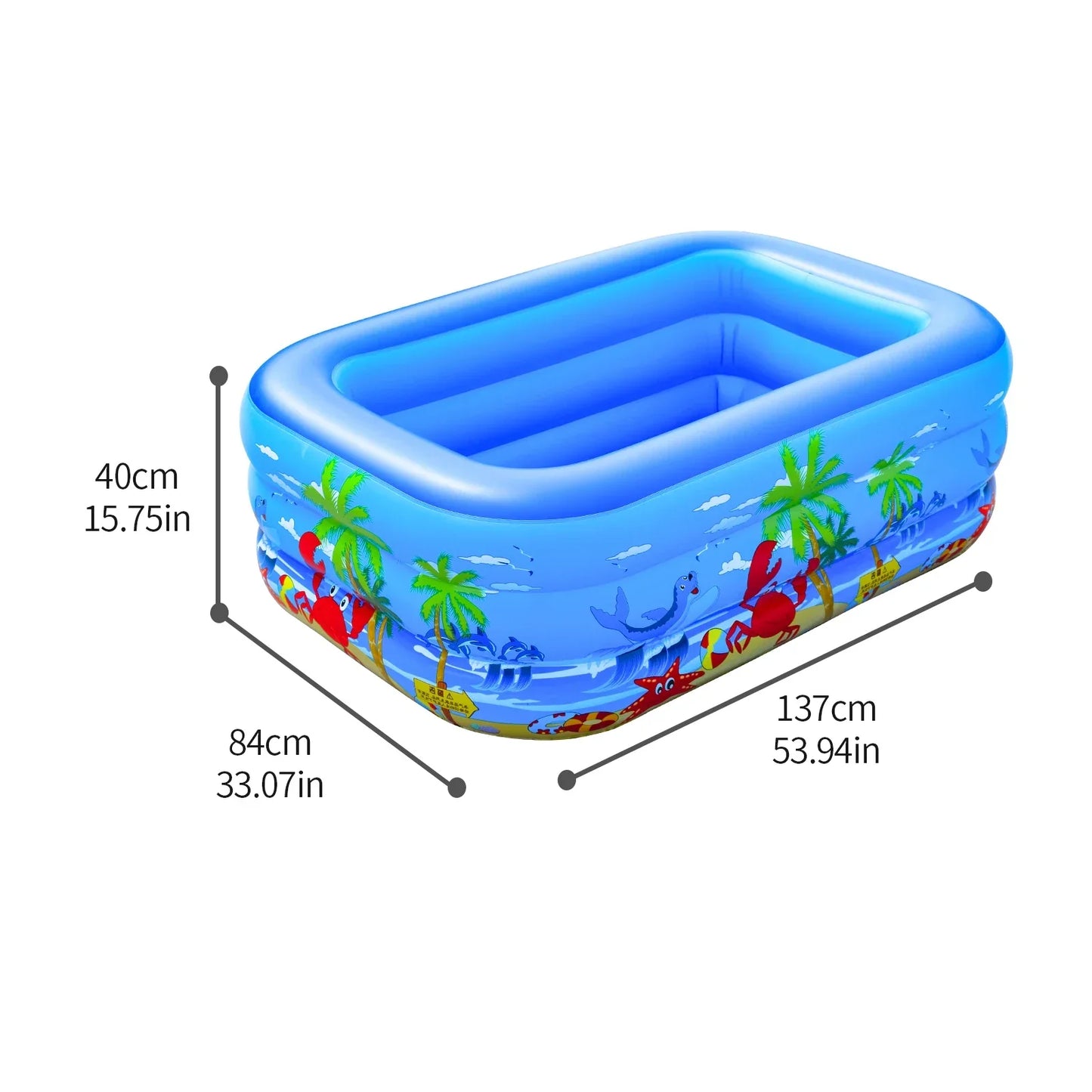 Inflatable Ball Pit Pool for Kids, Toddlers, Adults
