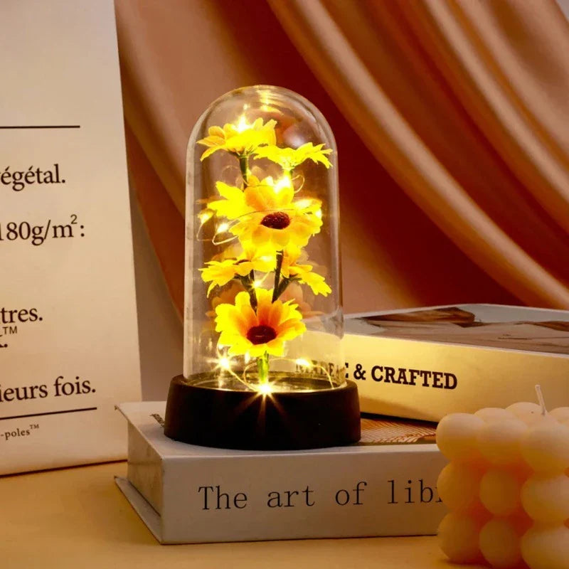 small sunflower plastic set