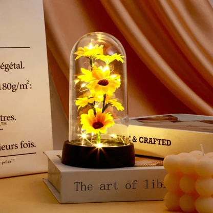 small sunflower plastic set