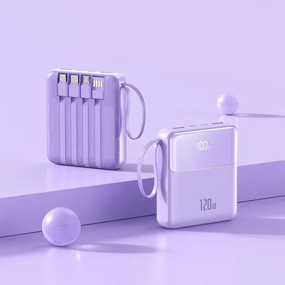 Portable 120W Fast Charging Power Bank