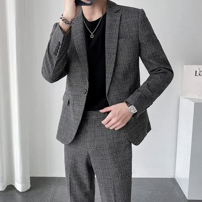 Men Dress Blazers 3 Piece Set