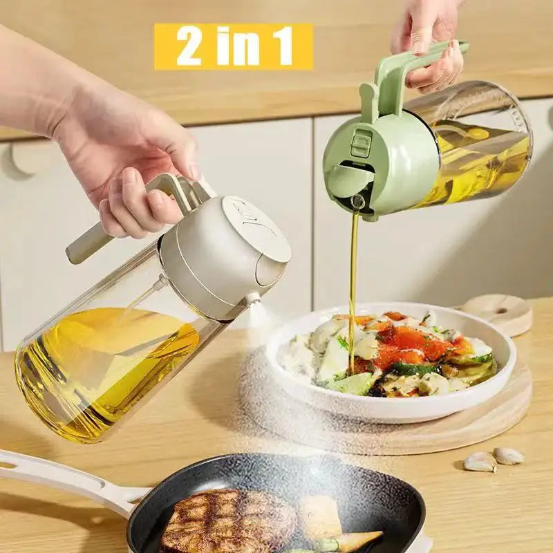 Oil and vinegar pour-and-spray bottle, 500 ml or 200 ml