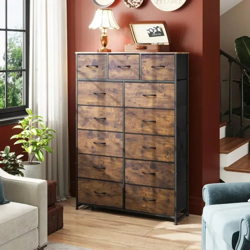 13 Drawers Storage Dresser Organizer unit - MONLANE