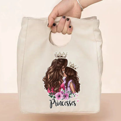 Canvas Tote Thermal Lunch Bag