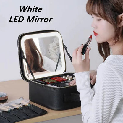 LED Light Cosmetic Bag