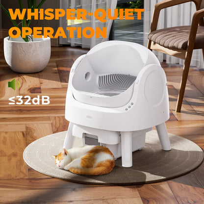 PetPivot AS11 Open-Top Automatic Self Cleaning Cat Litter Box