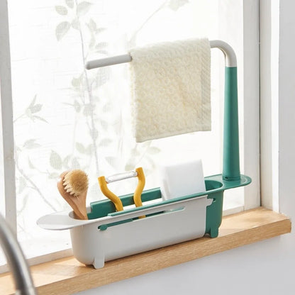 Quality With Drainer Basket Sink Organizer