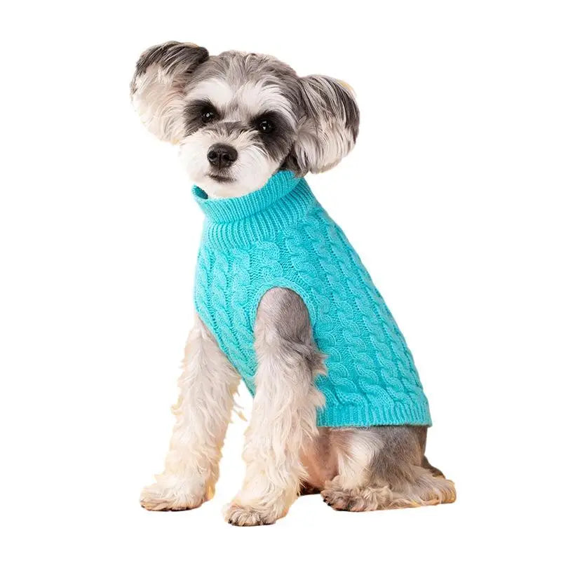 Turtleneck Knitted Dog Sweater
