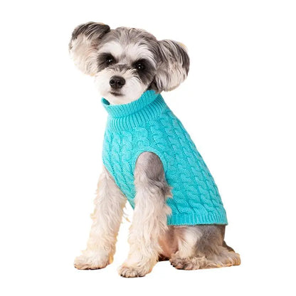 Turtleneck Knitted Dog Sweater