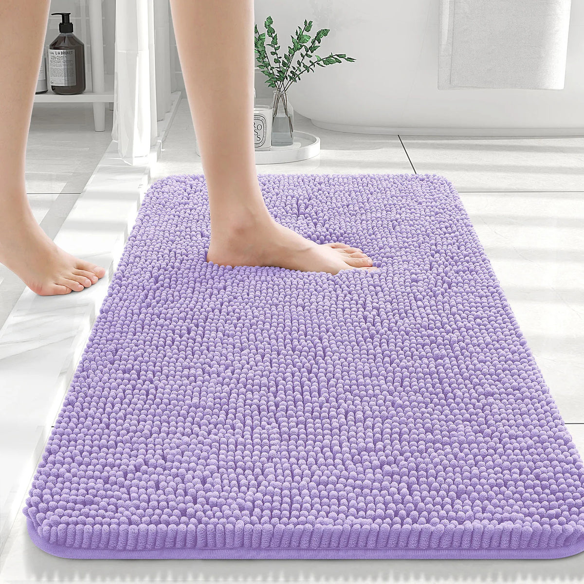 Shaggy bath rug, view 11