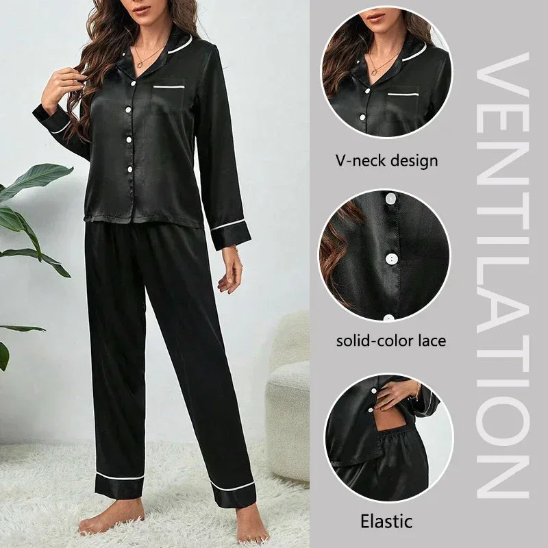 Soft Silk Pajamas Set