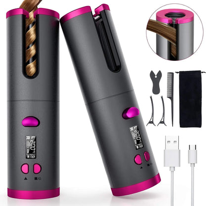 Automatic Wireless Hair Curler