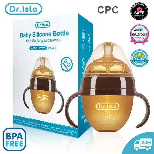 Dr.isla Baby Silicone Bottle BPA Free