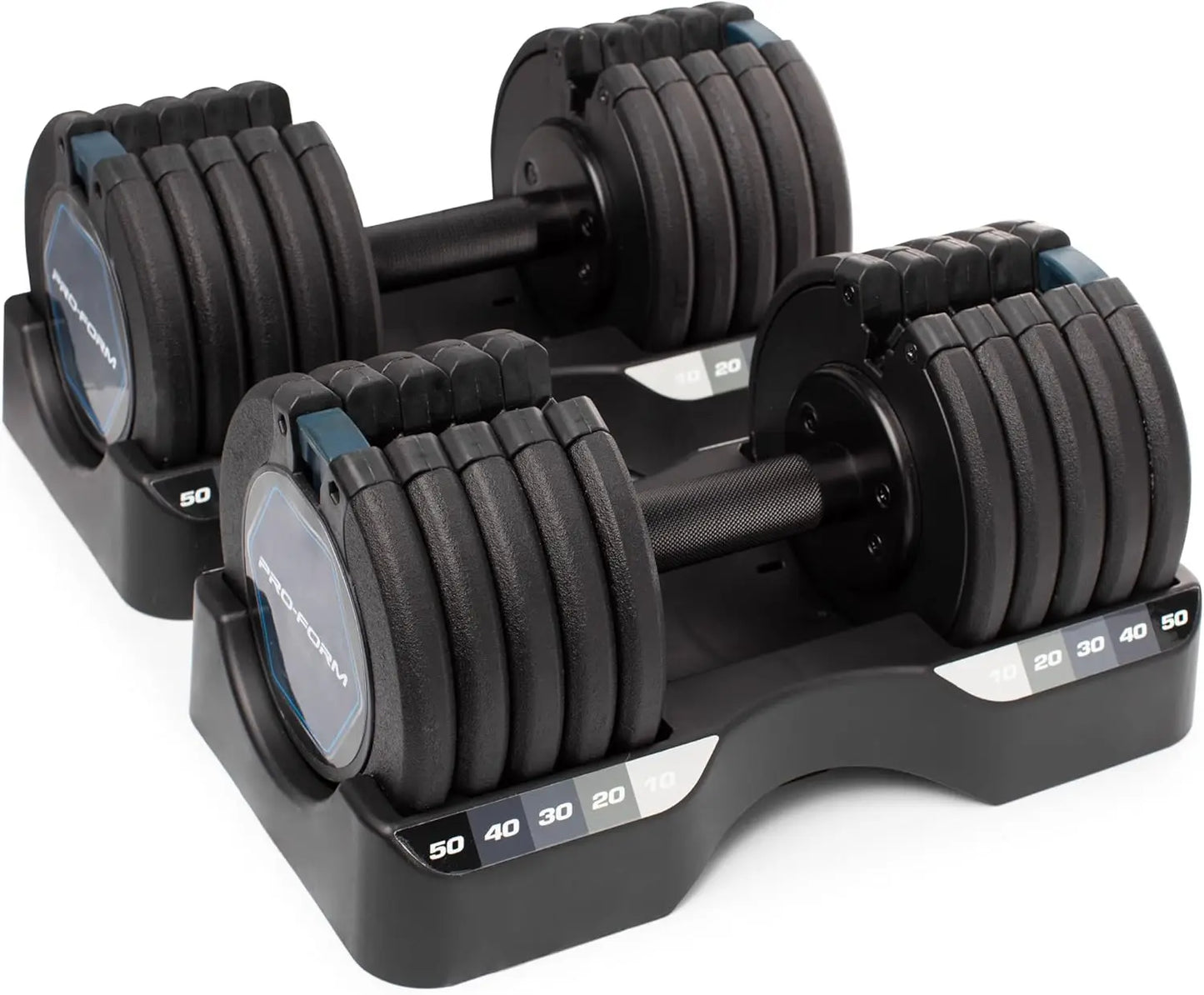 Adjustable Dumbbells Set 10-50 lbs
