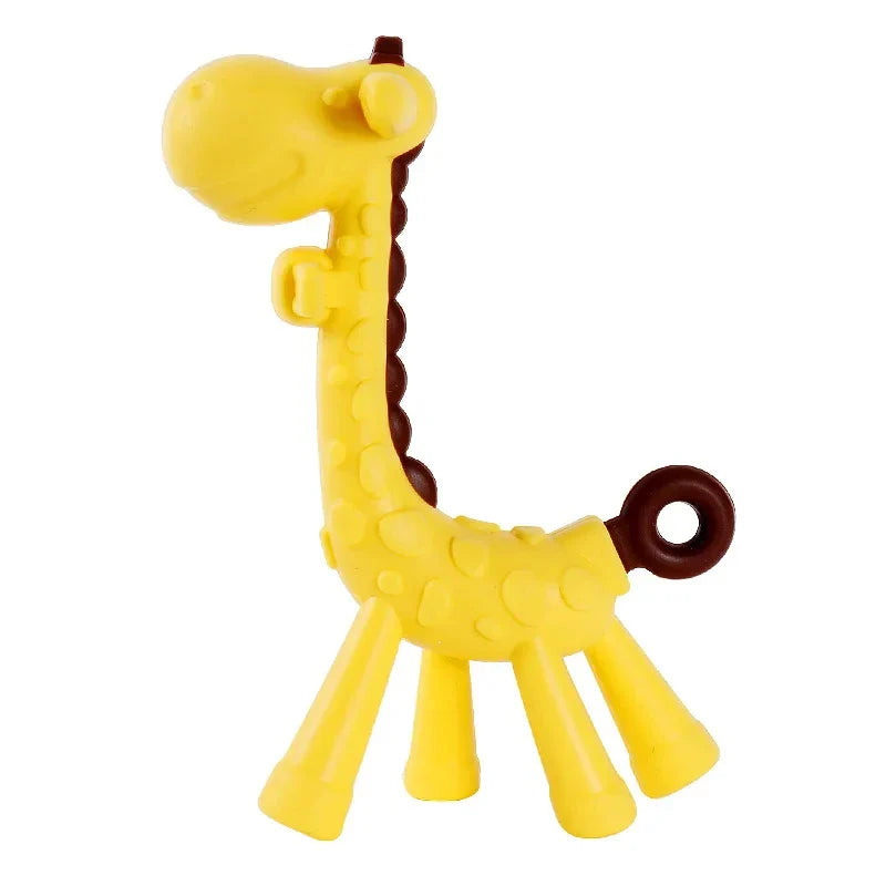 Baby Silicone Training Toothbrush Teething Ring