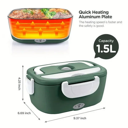 Electric lunch box food heater