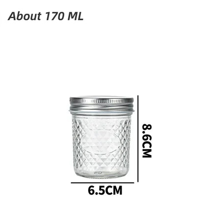 Canning Jars With Food grade safe metal Lids