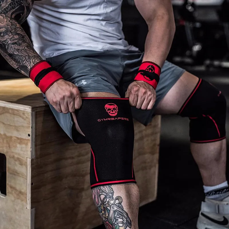 1 Pair Weightlifting Knee Sleeves