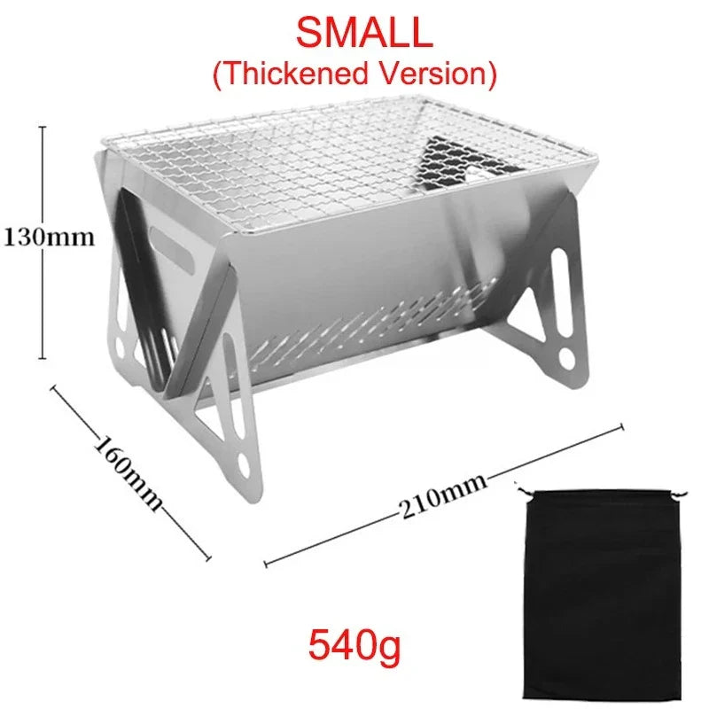 Foldable Portable Mini BBQ Set