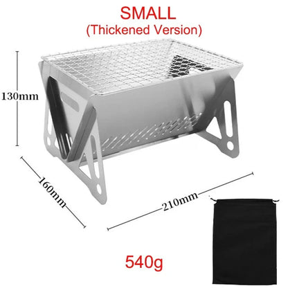 Foldable Portable Mini BBQ Set