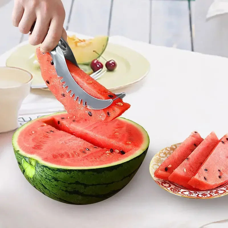 Watermelon Cutter Stainless Steel Salad Fruit Slicer