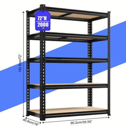 72" Adjustable Metal Double Layer