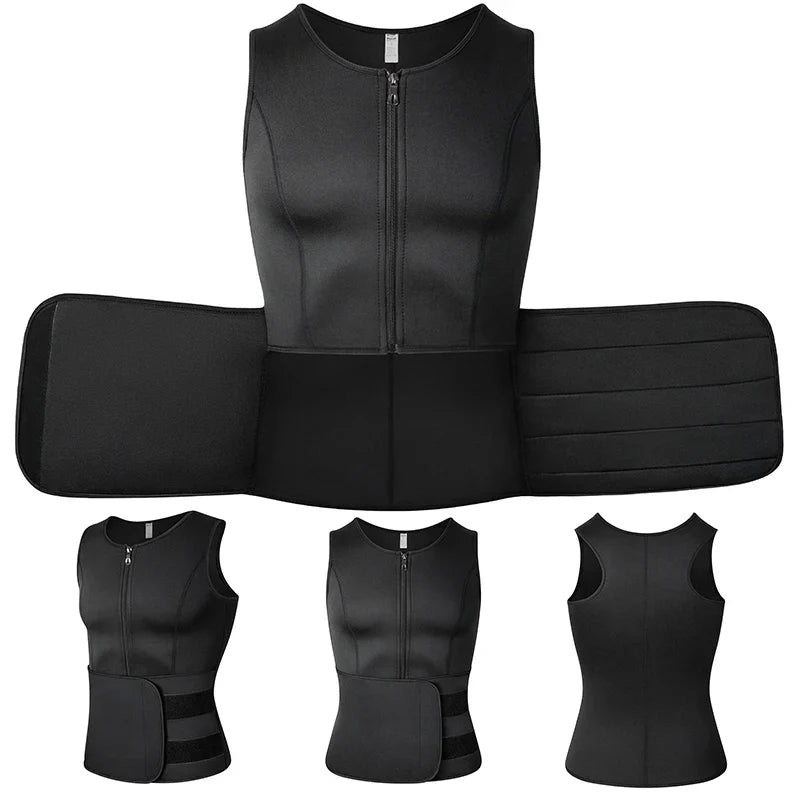 Men Body Shaper Waist Trainer Vest