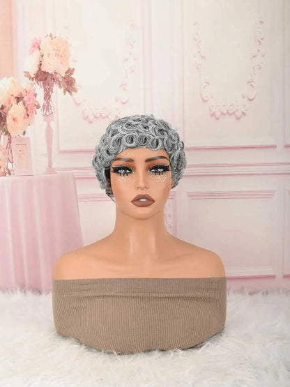 Short Pixie Wigs for Black Women Short Black Curly