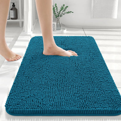 Extra Soft Thick Absorbent Shaggy Bath Mats