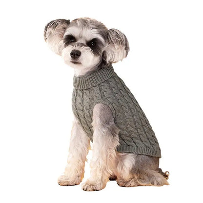 Turtleneck Knitted Dog Sweater