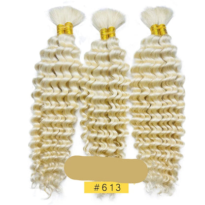 2 Bundles Human Braiding Hair for Boho Braids