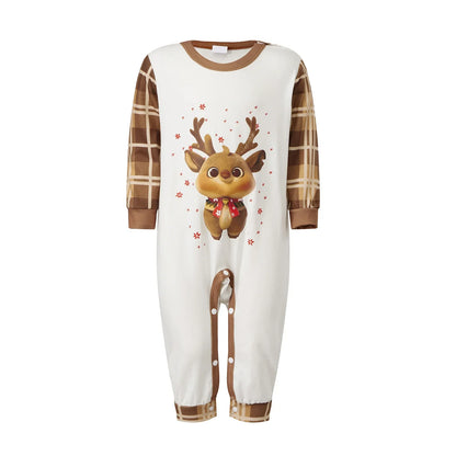 Elk Print Family Pajamas Matching Sets
