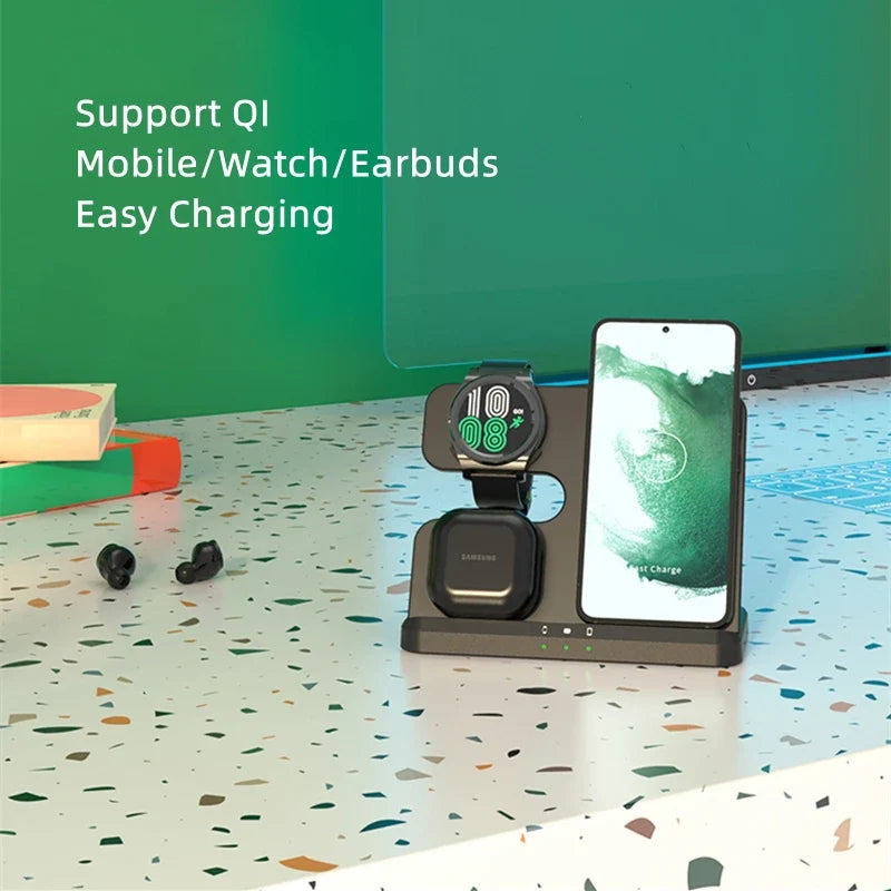 3-in-1 wireless charging station, view 2