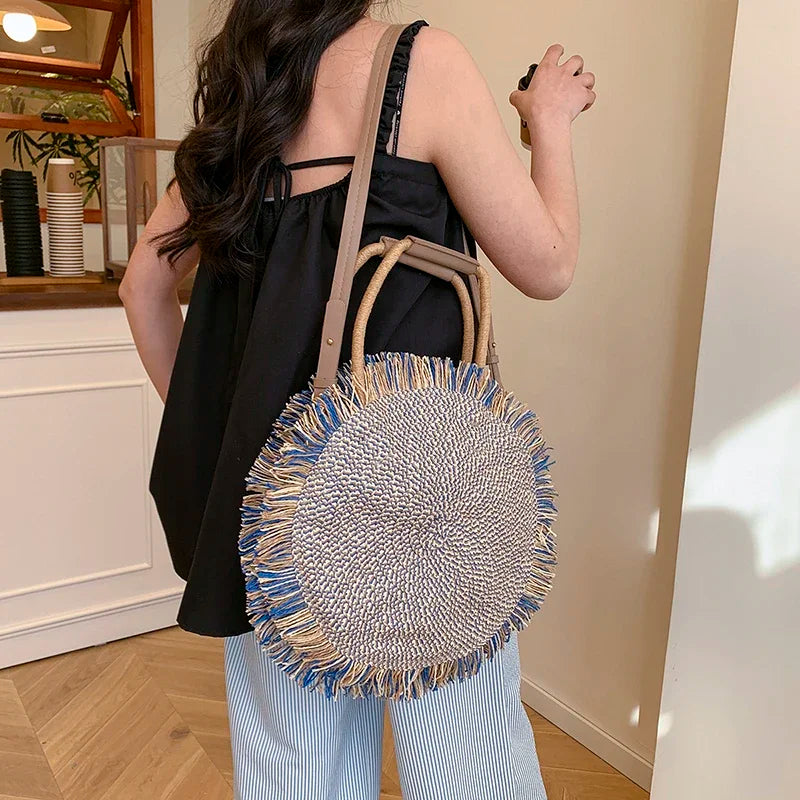 The Coastal Muse Straw Tote