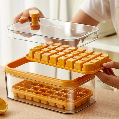 Press Type Ice Cube Tray