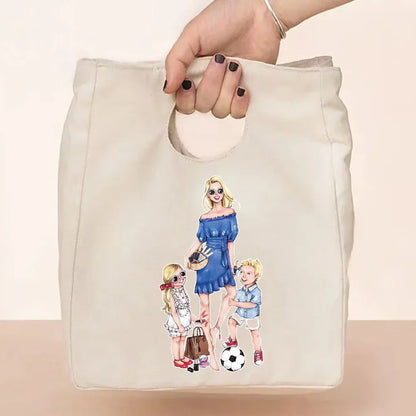 Canvas Tote Thermal Lunch Bag