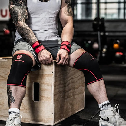 1 Pair Weightlifting Knee Sleeves