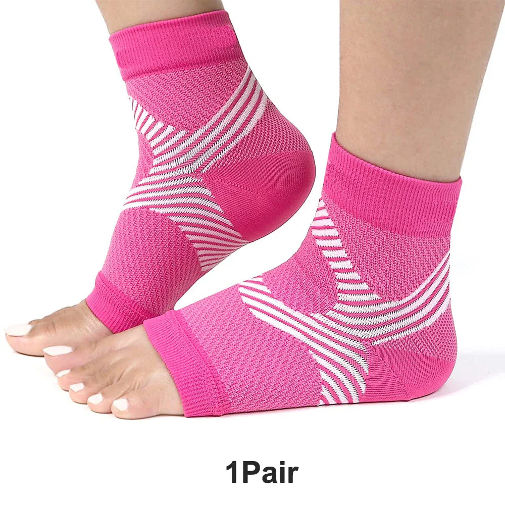 1Pair Sports Ankle Brace Compression Socks