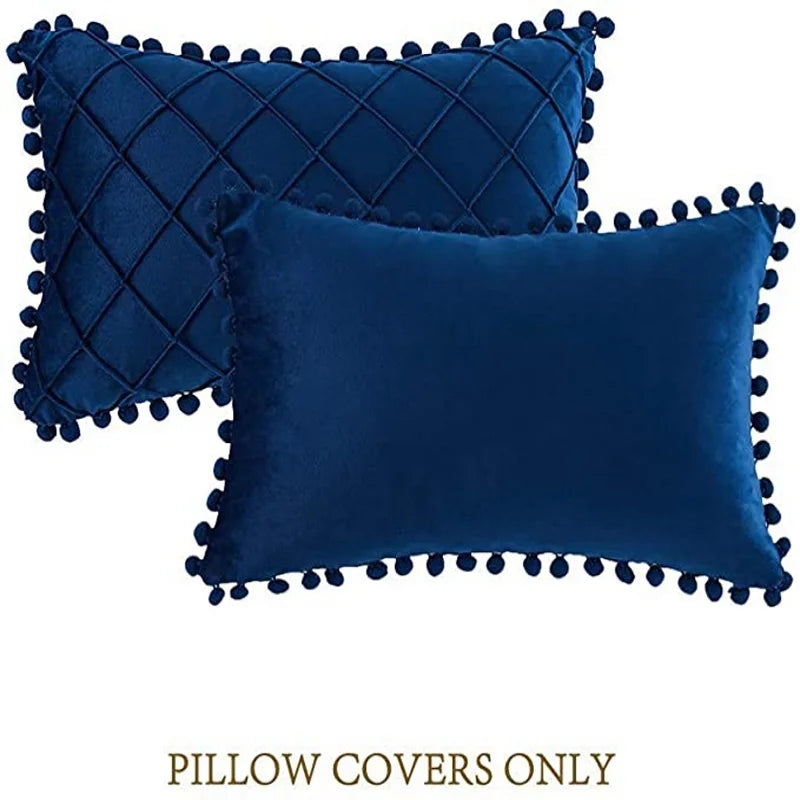 Decorative Lumbar Throw Pillow Covers