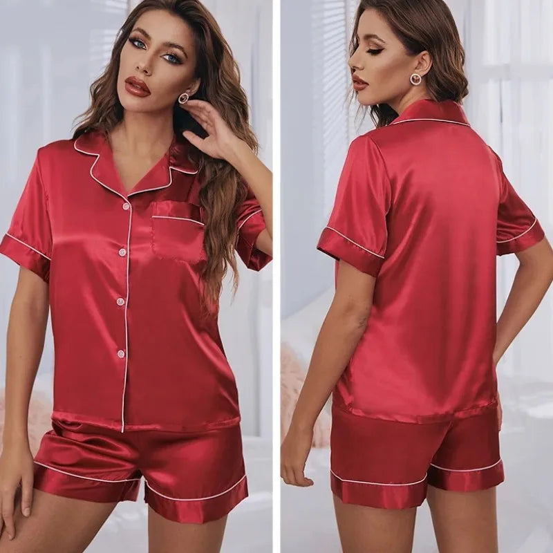 Soft Silk Pajamas Set