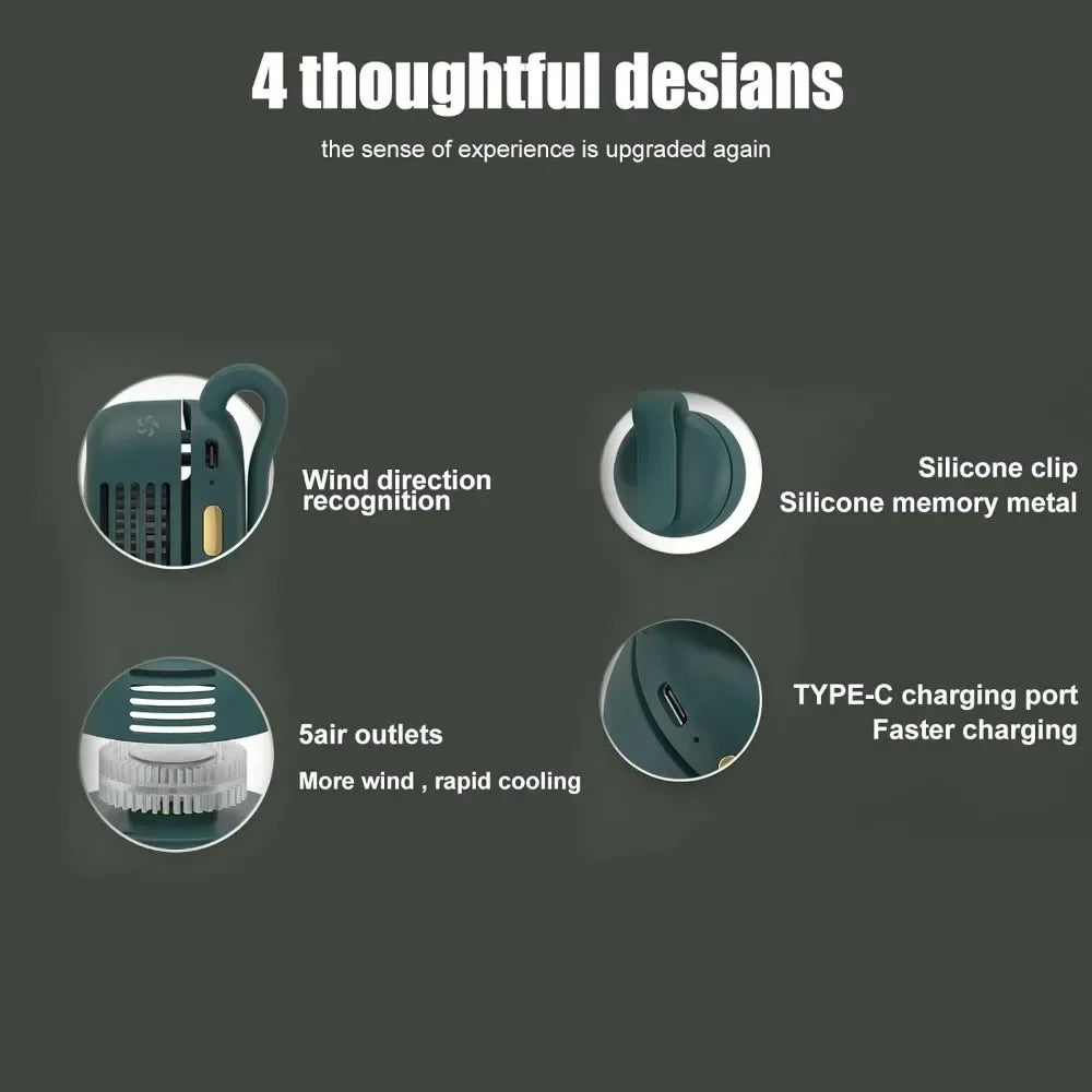 Portable Silent Mini Bladeless Fan
