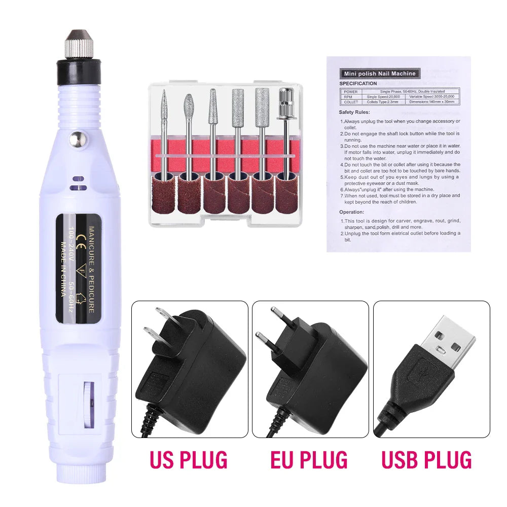 Portable Electric Nail Drill