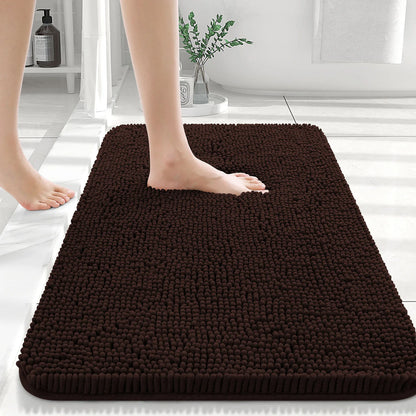 Extra Soft Thick Absorbent Shaggy Bath Mats