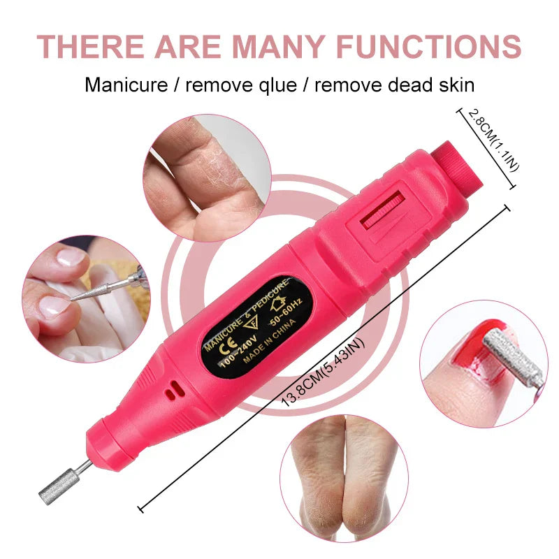 Professional Acrylic Nail Kit with Drill